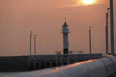 Phare au coucher (Ostende)
