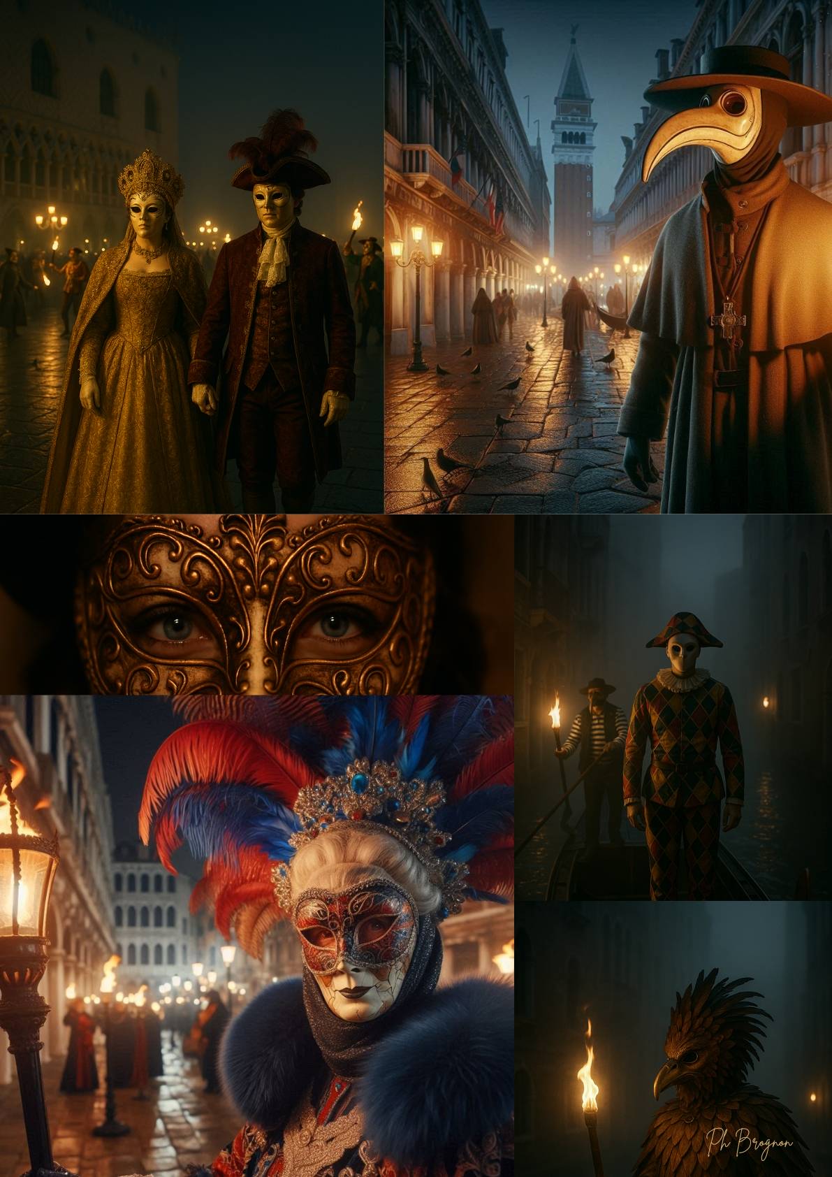 Carnaval-Venise-serie-atmospheres-Ph-Brognon-2025 Un soir de carnaval à Venise