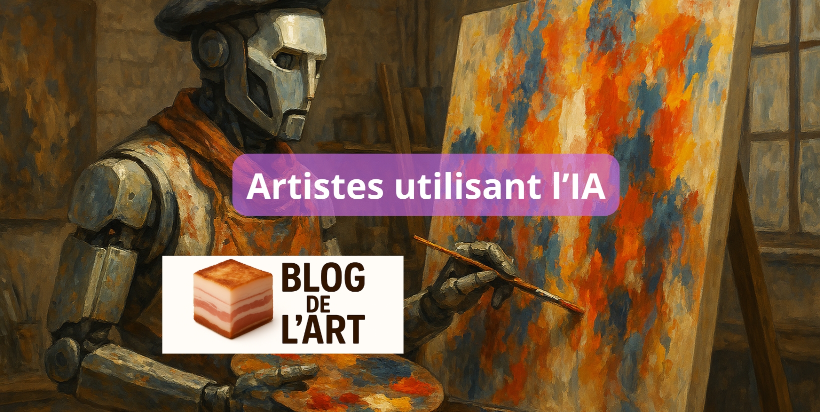 artiste utilisant l'IA pour créer