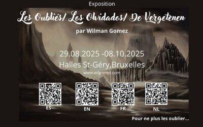 Exposition : Les oubliés . Wilman Gomez Tamayo aux Halles Saint‑Géry, Bruxelles