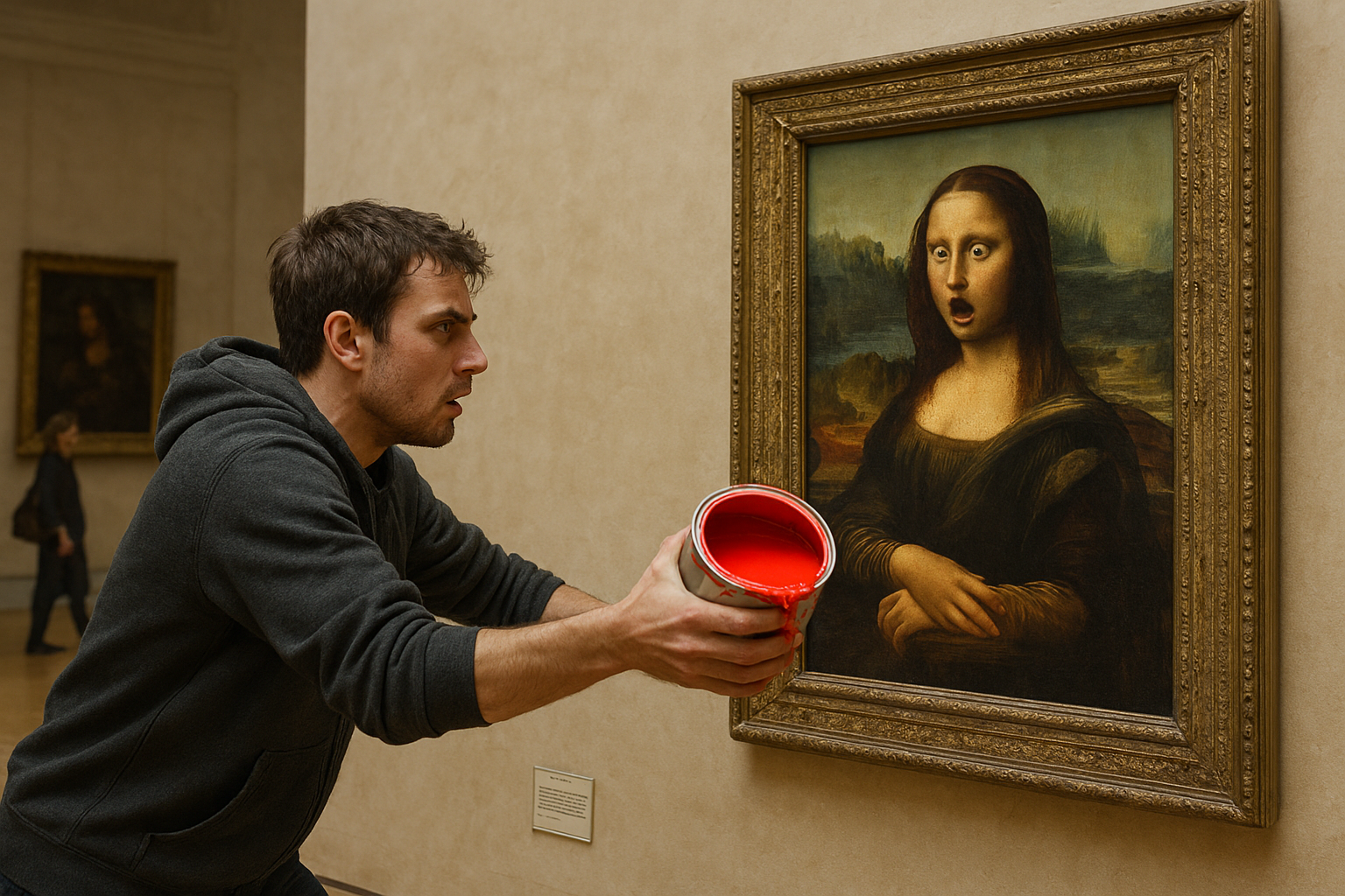 mona lisa menacee Mona Lisa menacée