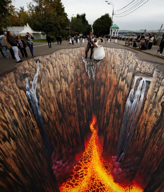 Edgar Muller street art anamorphique spectaculaire