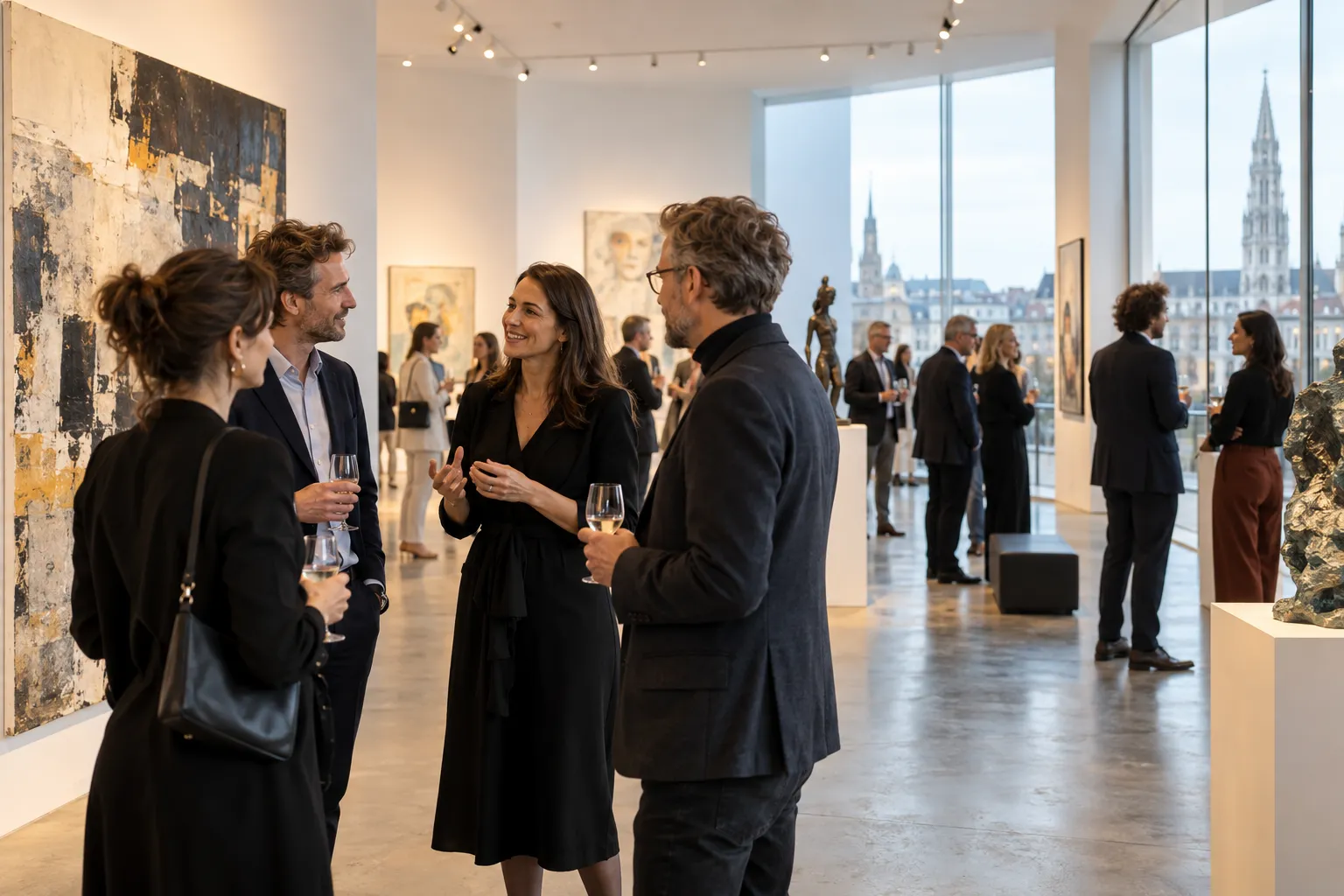 comment réussir un vernissage d'exposition